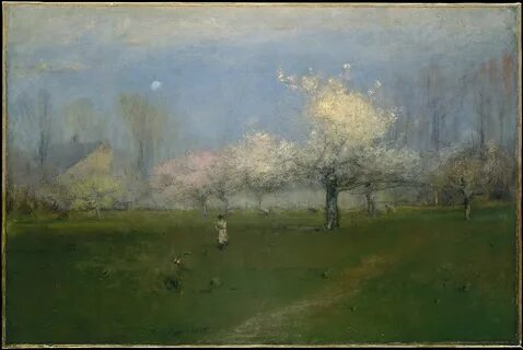 George Inness Spring Blossoms, Montclair, New Jersey America