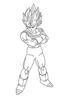 Dragon Ball Z Coloring Pages Vegeta Hakume Colors