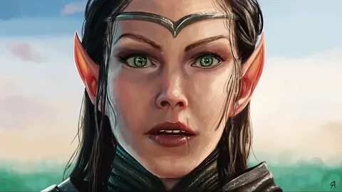 High Elf / Altmer - Elder Scrolls Online - Fan Art Speedpain