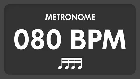 80 BPM - Metronome - 16th Notes