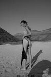 Helena Lu topless and naked in natute photosoot by Izack Mor