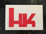 HK Green Decal 1949 Sticker Heckler Koch "No Compromise" VP9