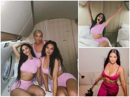 That's no ordinary slumber party! Billionaire Kim Kardashian