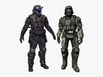 Halo Alpha - Halo Reach Odst Armor, HD Png Download - kindpn