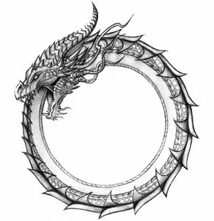 Dragon tattoo designs, Norse tattoo, Ouroboros tattoo