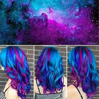 Customizando a Beleza por Bia Vilela: Trend: Galaxy Hair - M