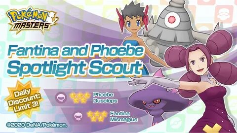 Pokémon Masters EX on Twitter: "Fantina and Phoebe Spotlight