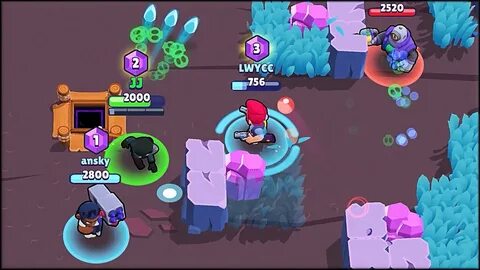 Brawl Stars: Gem Grab - Crow - Hard Rock Mine - YouTube