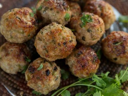 Turkey Meatballs with Fire-Roasted Green Chiles Recipe Food 