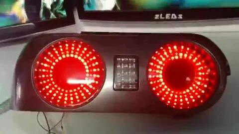 Nissan R32 GTR Sequential LED Tail Lights by zLEDs - YouTube