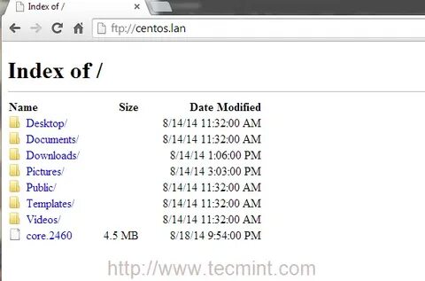 Installing ProFTPD Server on RHEL/CentOS 8/7