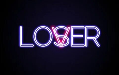 Neon Lover/Loser Breakup songs, Words, Neon signs