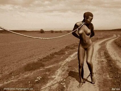 Black nude slave.