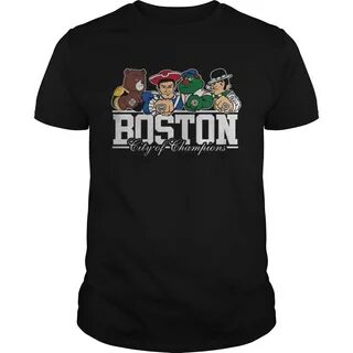 Kleding en accessoires Boston City of Champions Shirt Boston