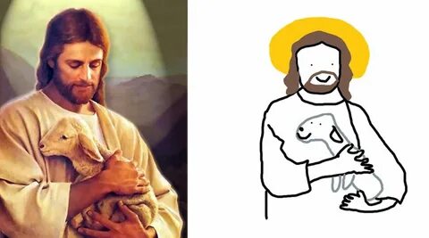 Jesus vs ms paint Jesus - Imgur