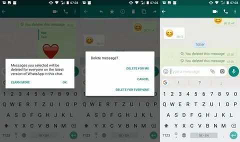 How To Delete Whatsapp Messages For Everyone After One Day l