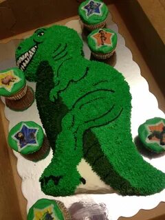 Rex for Toy Story Party Kids birthday fun, Dino birthday cak