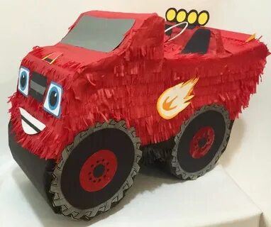 Red Truck Pinata Great for Blaze and the by Theperfectpinata