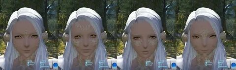 Please make the Au Ra horns separate from the faces!