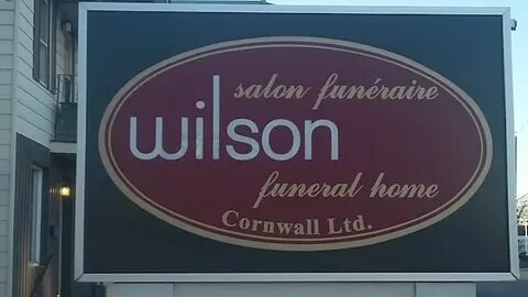 Wilson Funeral Home, Cornwall - Pitt St, phone (613) 938-388
