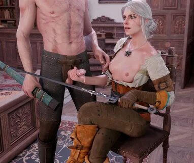 "Poster: Ciri and Geralt (4K)" by HollypornStudio from Patreon Ke...