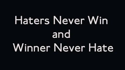Seputar AHY в Твиттере: ""Haters Never Win