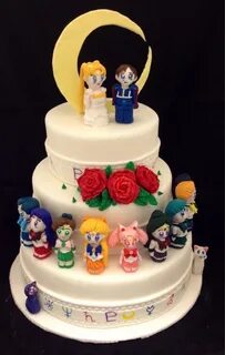 a Sailor Moon wedding cake! I know my future, hypothetical h