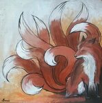 Nine Tailed Fox by Saraais on DeviantArt Fox art, Fox spirit