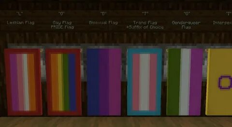 Pride Flag Minecraft Banner / I Made Pride Flags As Minecraf