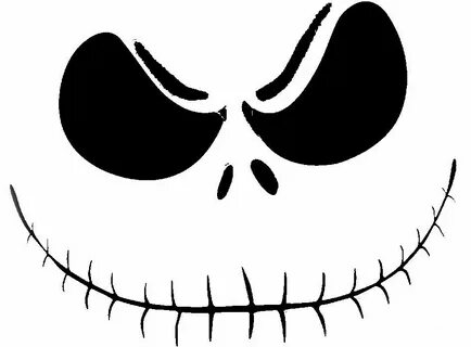 Image result for jack skellington face stencil Jack skelling