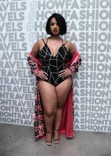 Dascha Polanco Sat Front Row at NYFW in a Bathing Suit, Look