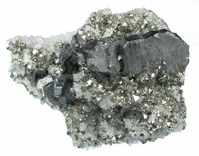 Bournonite with pyrite, Machacamarca Mine, Saavedra Province