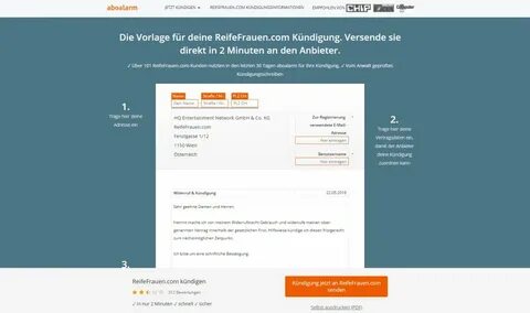 ReifeFrauen.com cancel - you need to know