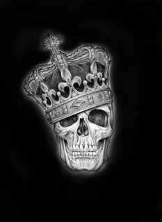 Gangster King Crown Tattoo Designs