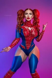 Аманда Николь в образе Spider Babe - Интересное в сети! - Li