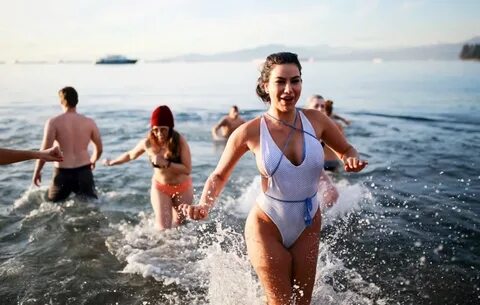 Thousands Strip To Take Plunge at Vancouver Polar Bear Swim