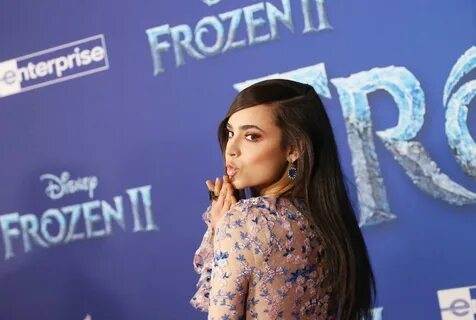 Sofia Carson at the Premiere of Frozen 2 in Hollywood