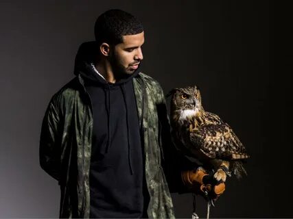 Photo Shoot with Drake and Hawkeye's bird of prey