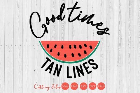 Good Times Tan Lines Summer SVG Grafik von HD Art Workshop -