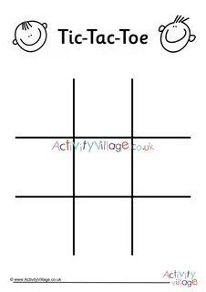 Tic Tac Toe Printable