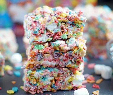 Fruity Pebbles Marshmallow Treats - 5 Boys Baker