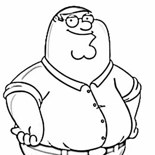 Peter Griffin Black And White