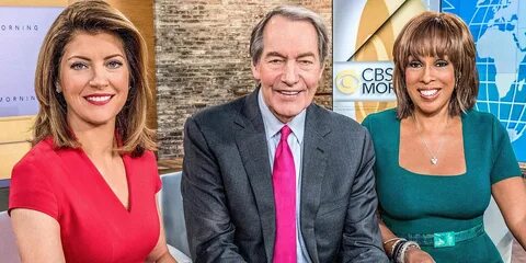 CBS этим утром: Гейл Кинг, Чарли Роуз и Нора О'Доннелл празд