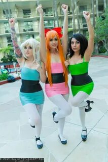 Bubbles, Blossom, and Buttercup Cosplay outfits, Cosplay cos