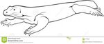 Komodo Dragon stock illustration. Illustration of lizard - 1