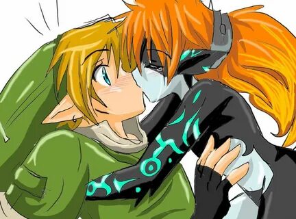 Link and Midna kiss by angelofhapiness3 Legend of zelda midn