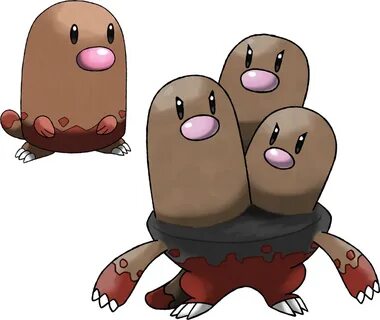 Diglett and Dugtrio (Surface Forms) by Marix20 on DeviantArt