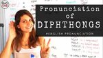 Diphthongs - YouTube