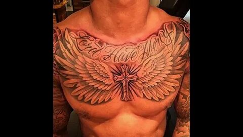 View 29+ Cross With Angel Wings Chest Tattoo