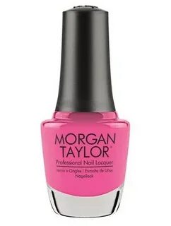Лак для ногтей Morgan Taylor B-Girl Style розовый с блёсткам